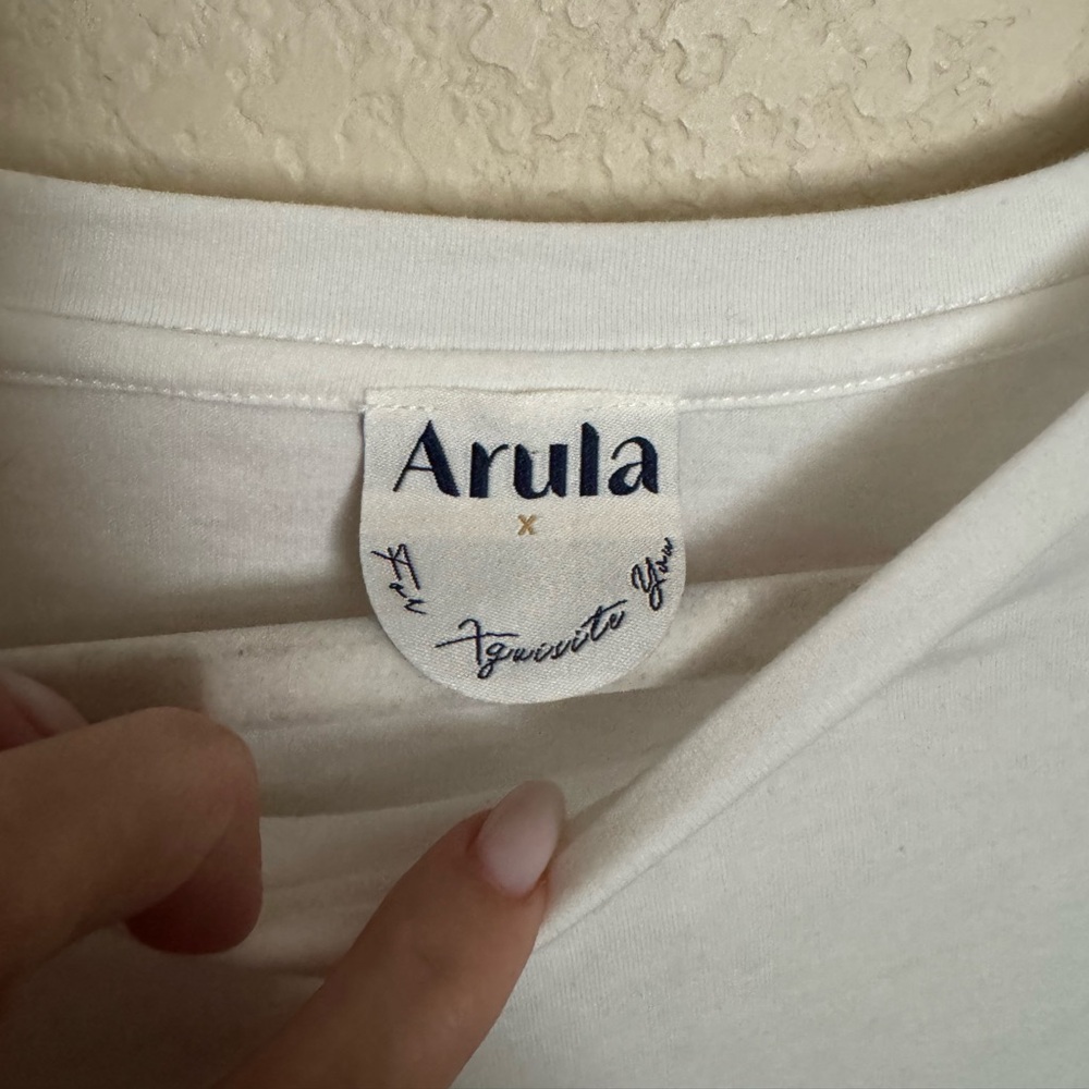 Arula Fringe Tshirt Dress Sz X in White Festival Concert Plus Size - Picture 3 of 4